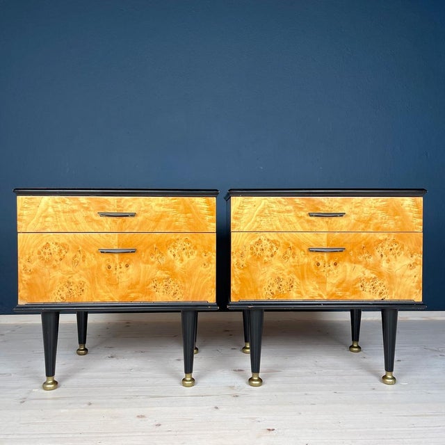 Mid-Century Bedside Tables, Former Yugoslavia, 1970s, Set of 2 For Sale - Image 14 of 14