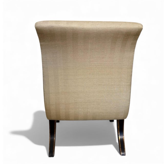 Rose Tarlow Rose Tarlow Regency Sabreleg Armchairs- A Pair For Sale - Image 4 of 9