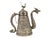 Tibetan Asian Indian Repousse Chased Silver Alloy Ewer Teapot For Sale In New York - Image 6 of 8