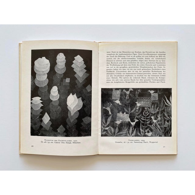 Cerulean Paul Klee Vintage 1955 First Edition Lithograph Print Hardcover Mid Century Modernist Art Book For Sale - Image 8 of 18