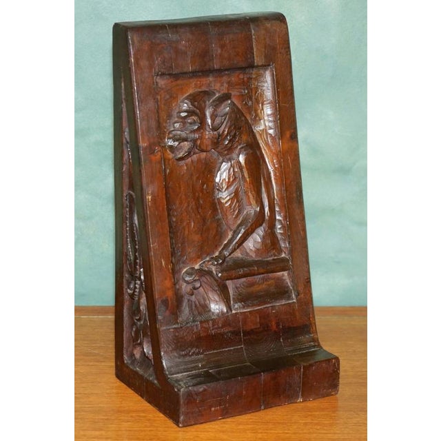 Antique Gothic Carved Bookends, 1600s, Set of 5 For Sale - Image 14 of 18