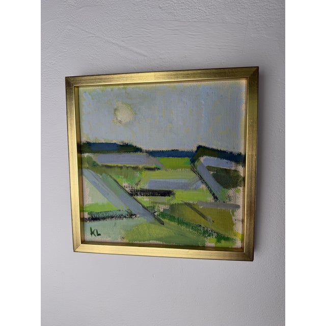 Knud Verner Laursen, West Jutland / Pair of Danish Landscapes, 1960s, Oil on Canvas For Sale - Image 6 of 9