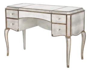 Horchow "Claudia" Mirrored Vanity Table