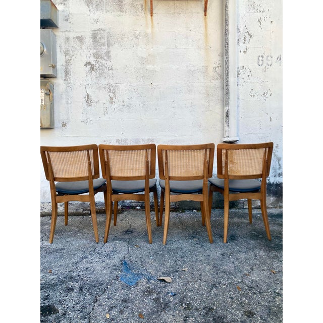 Champagne Set of 4 Vintage Folding Stakmore Chairs For Sale - Image 8 of 12