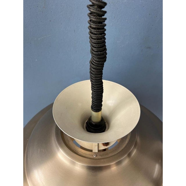 Metal Mid-Century UFO Hanging Lamp from Dijkstra For Sale - Image 7 of 11