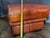 Burnt Orange 1980s Vintage French Cognac Leather Cushion Ottoman by Roche Bobois For Sale - Image 8 of 8