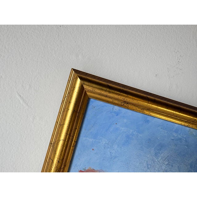 Vintage Countryside Impressionist Landscape Oil Painting by Jobee Paul For Sale - Image 9 of 12