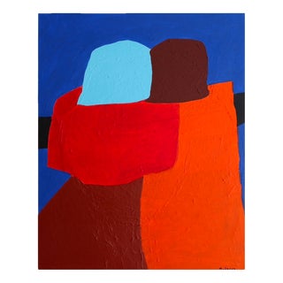 Bodasca, Blue Couple, 2026, Canvas For Sale