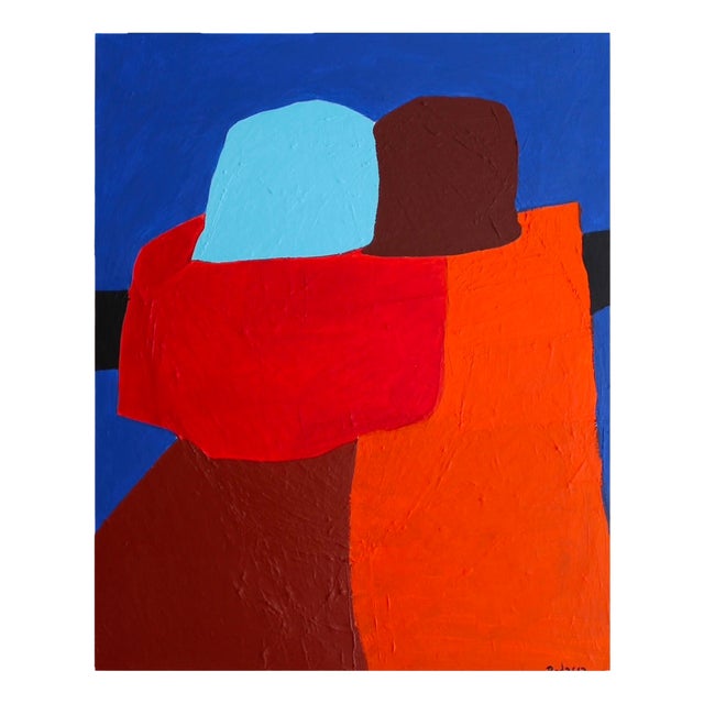 Bodasca, Blue Couple, 2026, Canvas For Sale