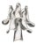 Vintage Italian Murano Wall Lights from Mazzega, 1990, Set of 2 For Sale