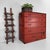Red Tansu Chest of Drawers, Japan, 1920s For Sale - Image 4 of 17