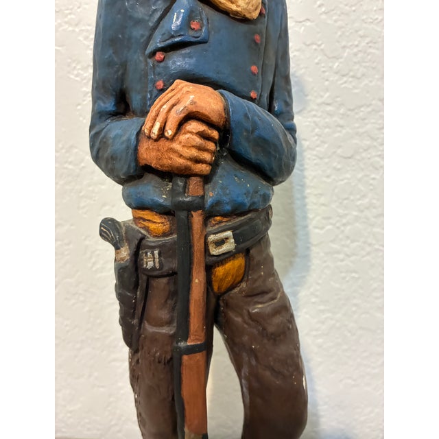 Mid 20th Century Vintage Western Cowboy Figurine Statue For Sale - Image 5 of 13