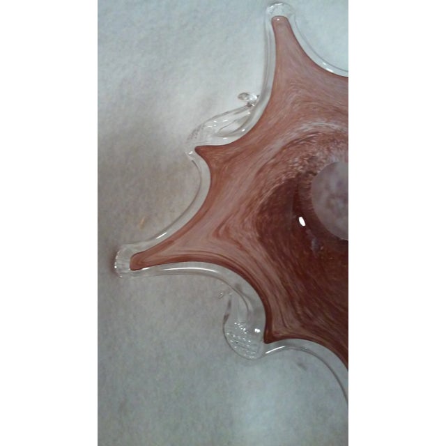 1980s Mid-Century Murano Glass Dish For Sale - Image 5 of 7