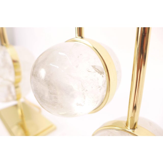 2010s Rock Crystal "Flux" Table Lamps - A Pair For Sale - Image 5 of 10