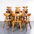 Harlequin Flat Seat Whale Tail Dining Chairs, 1950s, Set of 4 For Sale - Image 9 of 13