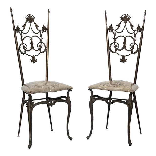 Bronze Chairs, 1960s, Set of 2 For Sale