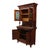 1900 - 1909 English Jacobean Carved Oak Sideboard With Ornate Stained Glass C1900 For Sale - Image 5 of 16
