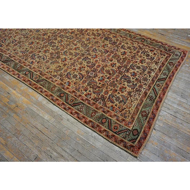 19th Century 19th Century N.W. Persian Bakshaiesh Carpet ( 5'9" x 12'6" - 175 x 380 ) For Sale - Image 5 of 6