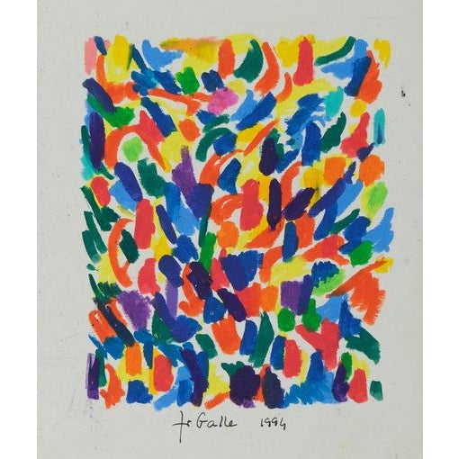 Françoise Galle, Chromatic Rhythms, Pastel For Sale - Image 8 of 8