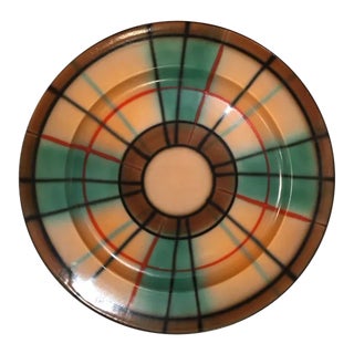 1910s Art Deco Erphila Tartan Charger For Sale