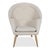 Set of Oda Lounge Chair and Ottoman in Cream Upholstery from Audo Copenhagen For Sale - Image 17 of 18