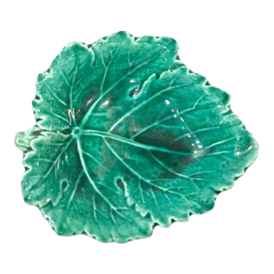 Antique Wedgwood Majolica Leaf Dish
