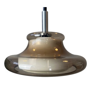 Vintage Adjustable Pendant Lamp in Acrylic, 1970s For Sale