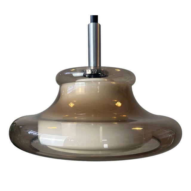 Vintage Adjustable Pendant Lamp in Acrylic, 1970s For Sale