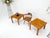 Wood Pair of Solid Teak Danish Mid-Century Modern Square Side End Coffee Tables Mint For Sale - Image 7 of 11
