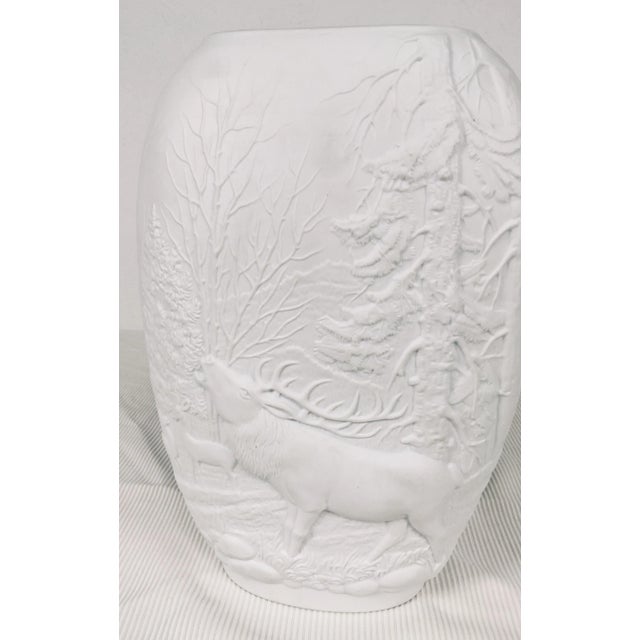 1980s 1980s Traditional Kpm Bisque Porcelain Vase For Sale - Image 5 of 11