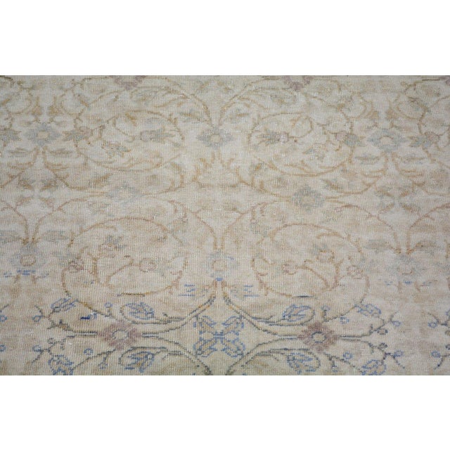 1950s Vintage Turkish Anatolian Hand Knotted Wool Rug, 4'x5'9'' For Sale - Image 5 of 5