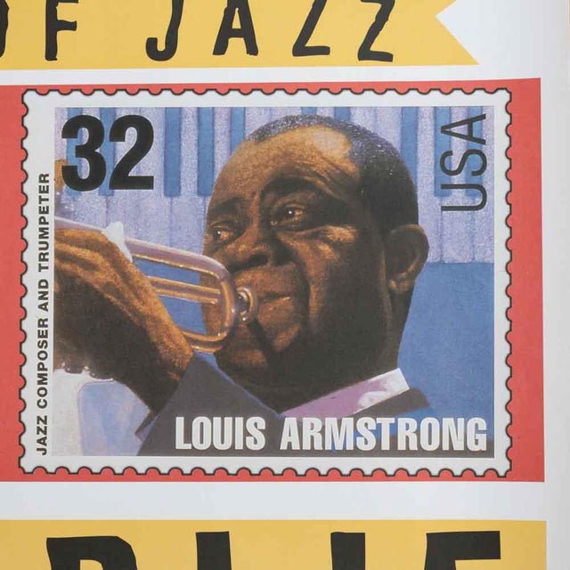 1990s "The Greats of Jazz" Montreux Jazz Festival Poster For Sale In Los Angeles - Image 6 of 8
