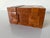 Mid-Century Modern Vintage Brown Leather Decorative Box With Geometric Strap Detail For Sale - Image 3 of 12