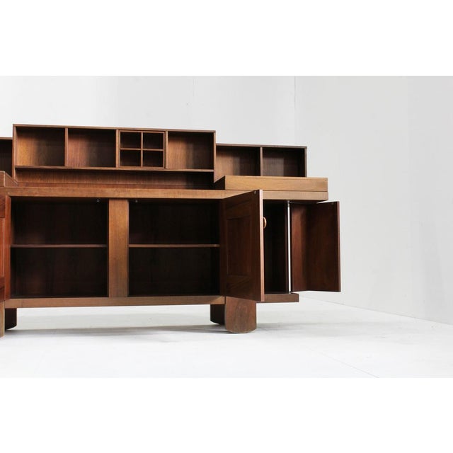 1960s Vintage Sideboard in Walnut by Silvio Coppola for Bernini, 1960s For Sale - Image 5 of 11