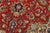 Fine Qom Rug 3’5” X 4’10” Red Wool/Silk Traditional Hand-Knotted Carpet For Sale - Image 4 of 12