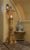 Gold Lanterns on Carved Legs, Set of 2 For Sale - Image 3 of 12