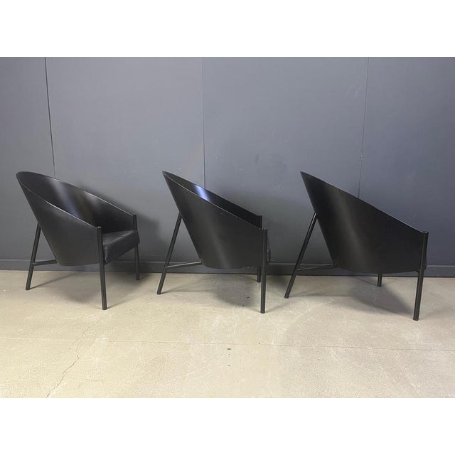 Vintage Pratfall Chairs by Philippe Starck for Driade, 1982, Set of 3 For Sale - Image 6 of 15
