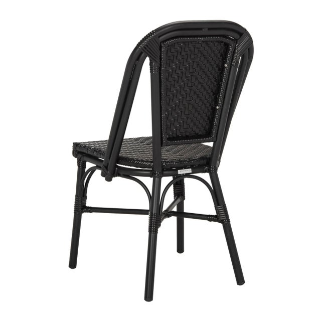 Stacking Side Chair in Black - a Pair For Sale In Philadelphia - Image 6 of 10