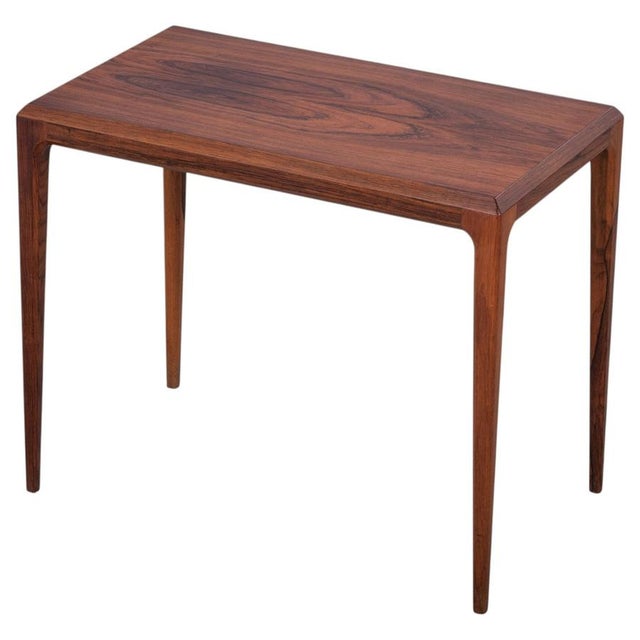 Rosewood Side Table by Johannes Andersen for Silkeborg Møbelfabrik, Denmark, 1960s For Sale - Image 9 of 9