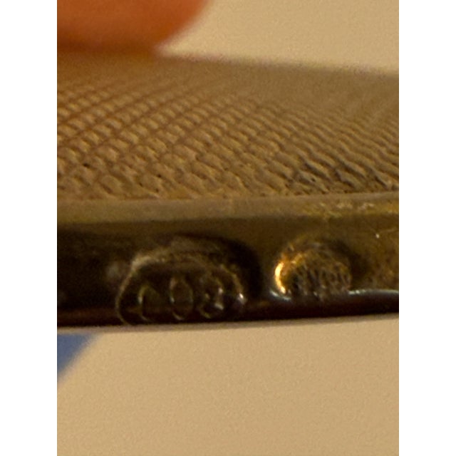 Antique European 800 Silver Hand Mirror With Ornate Rococo Handle For Sale - Image 12 of 12