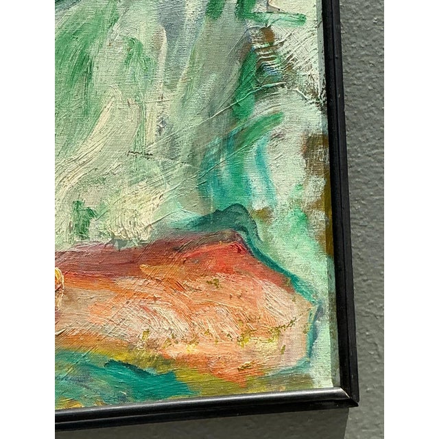 Vintage Original Portrait of Sour Faced Man For Sale - Image 14 of 18