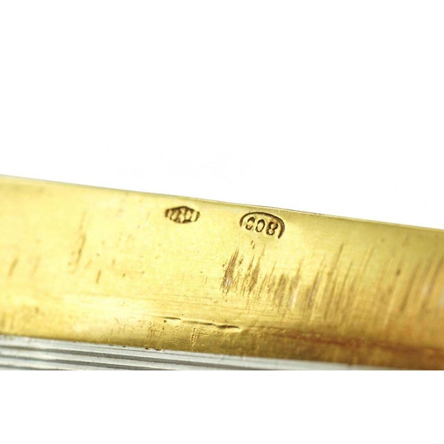 Vintage Italian Silver Musical Box, 1930s For Sale - Image 12 of 14