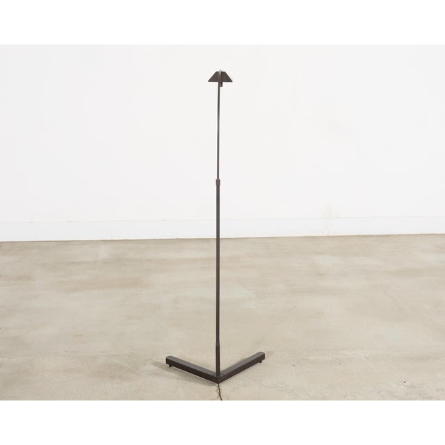 Modern Casella Clarus Fine Line Bronzed Adjustable Floor Lamp For Sale - Image 17 of 17