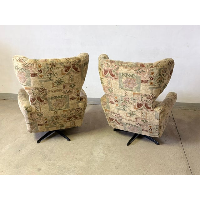 Vintage Swivel Chairs, 1980s, Set of 2 For Sale - Image 4 of 7