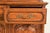 Thomasville French Regency Louis XVI Carved Walnut Lighted Breakfront Bookcase Cabinet For Sale - Image 9 of 17