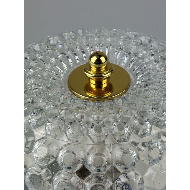 Space Age Ceiling Lamp from Glashütte Limburg Germany, 1970s For Sale - Image 12 of 18