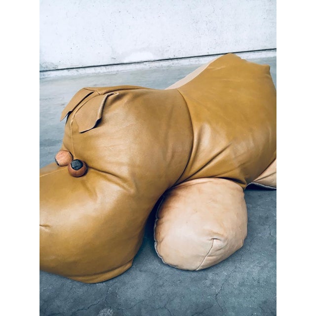 1970s Leather Hippo Hippopotamus Footstool, 1970s For Sale - Image 5 of 16