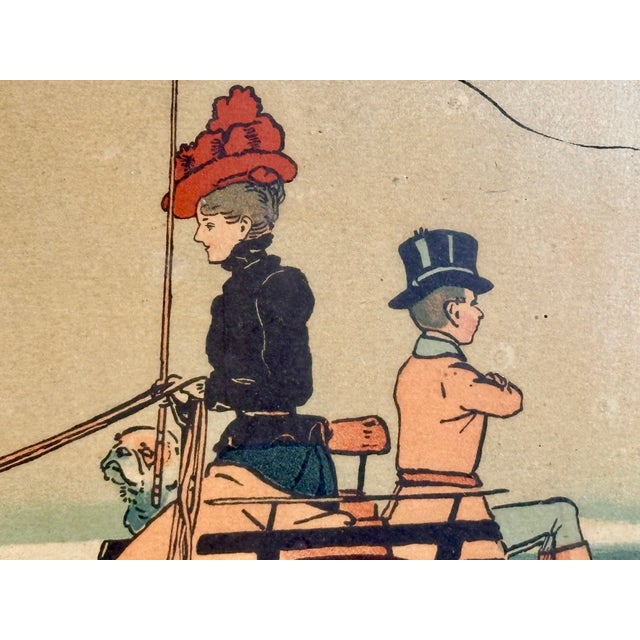 1900 - 1909 Cecil Aldin Framed Lithograph Titled, 'Brighton' c.1900 For Sale - Image 5 of 17
