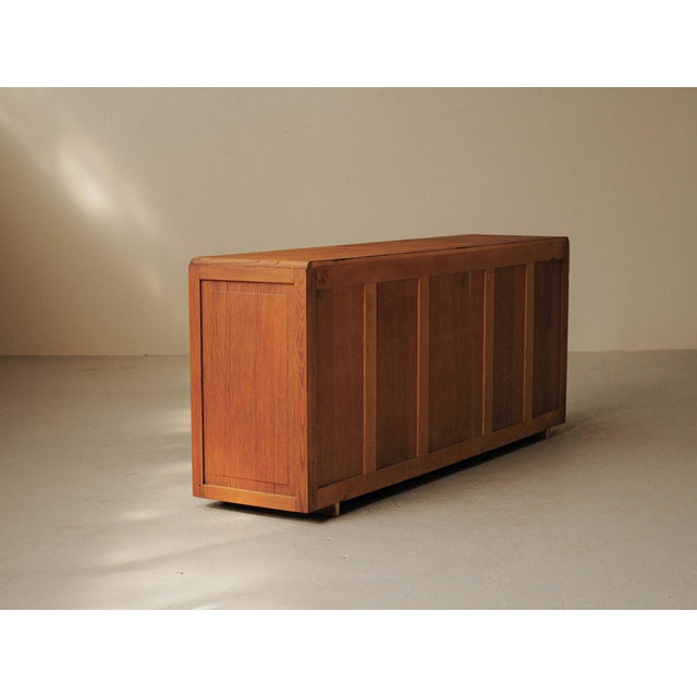 Modern French Oak Sideboard, 1940 For Sale - Image 3 of 17