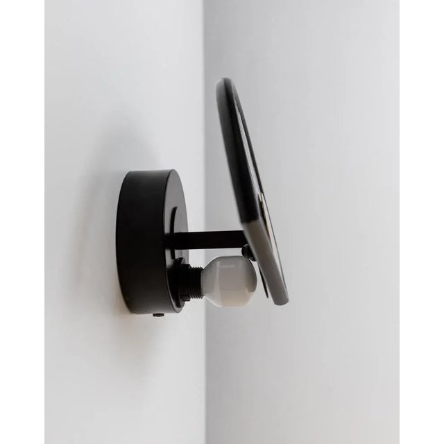 Hollywood Regency Fan-Shaped Glass Tubes and Gilt Metal Wall Lamp, Italy, 1980s For Sale - Image 4 of 11